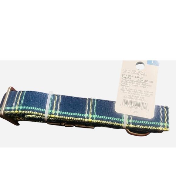 Boots and Barkley Plaid Collar for Large Dogs 16-26” L x 1” W NWT - Picture 3 of 4